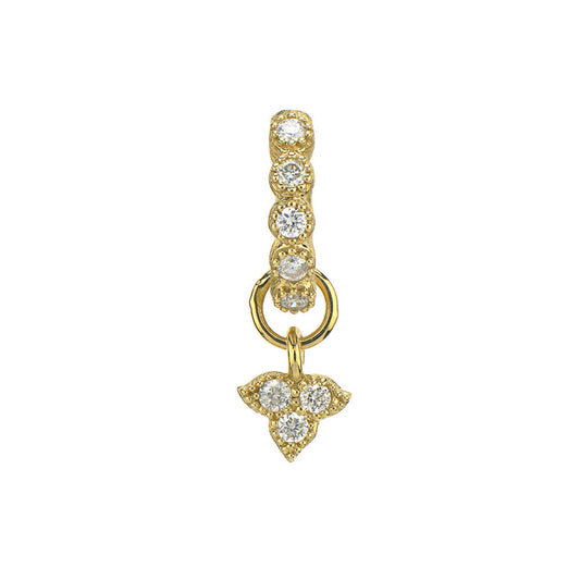 SINGLE | Petite Diamond Moroccan Trio Charm YG