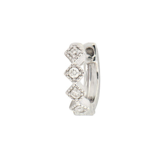 SINGLE | Petite Diamond Kite Hoop WG