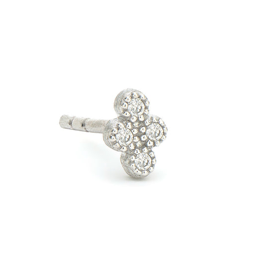 ONE | Petite Diamond Quad Stud WG