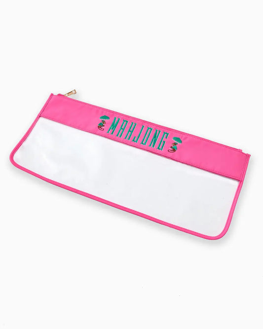 Mahjong Tile  Bag | Pink Monkey