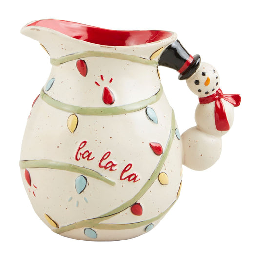 Snowman Handle Pitcher | 80oz