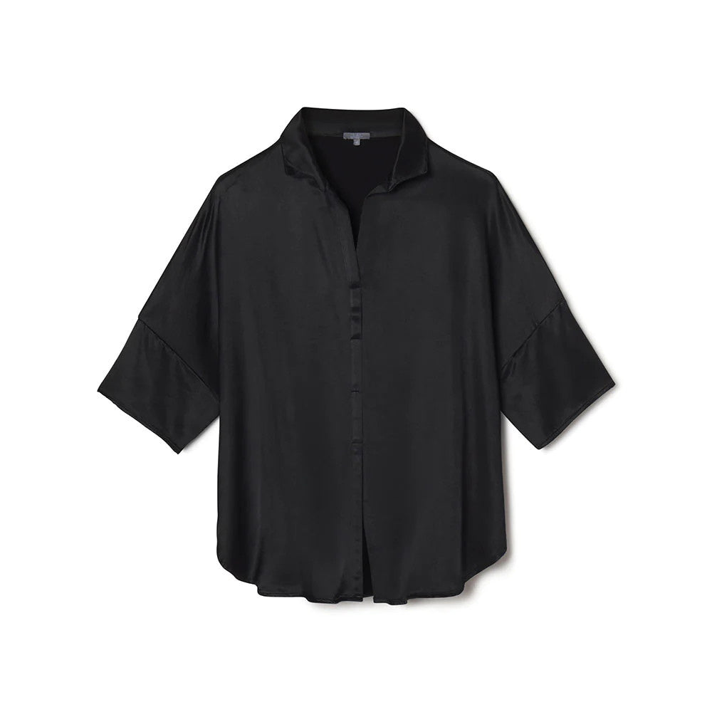 Fran Satin Collar Shirt |