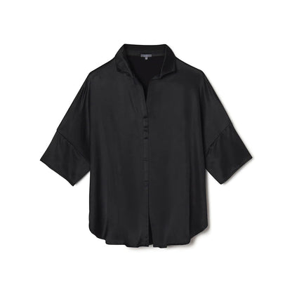 Fran Satin Collar Shirt |
