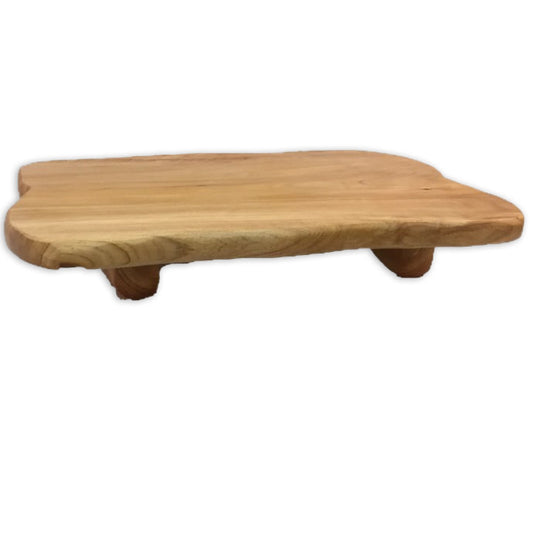 Root Wood Live Edge Tray with Feet