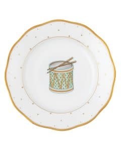 Herend Christmas Dessert | 8.25in Drum