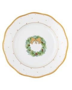 Herend Christmas Dessert | 8.25in Wreath