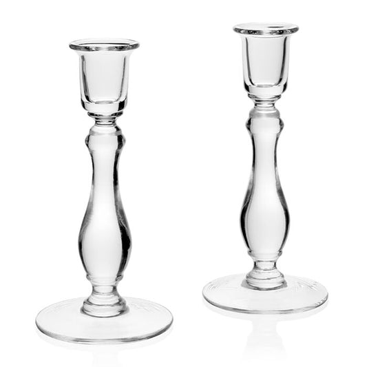 William Yeoward Crystal Meryl Candlestick Set of 2 | 8in