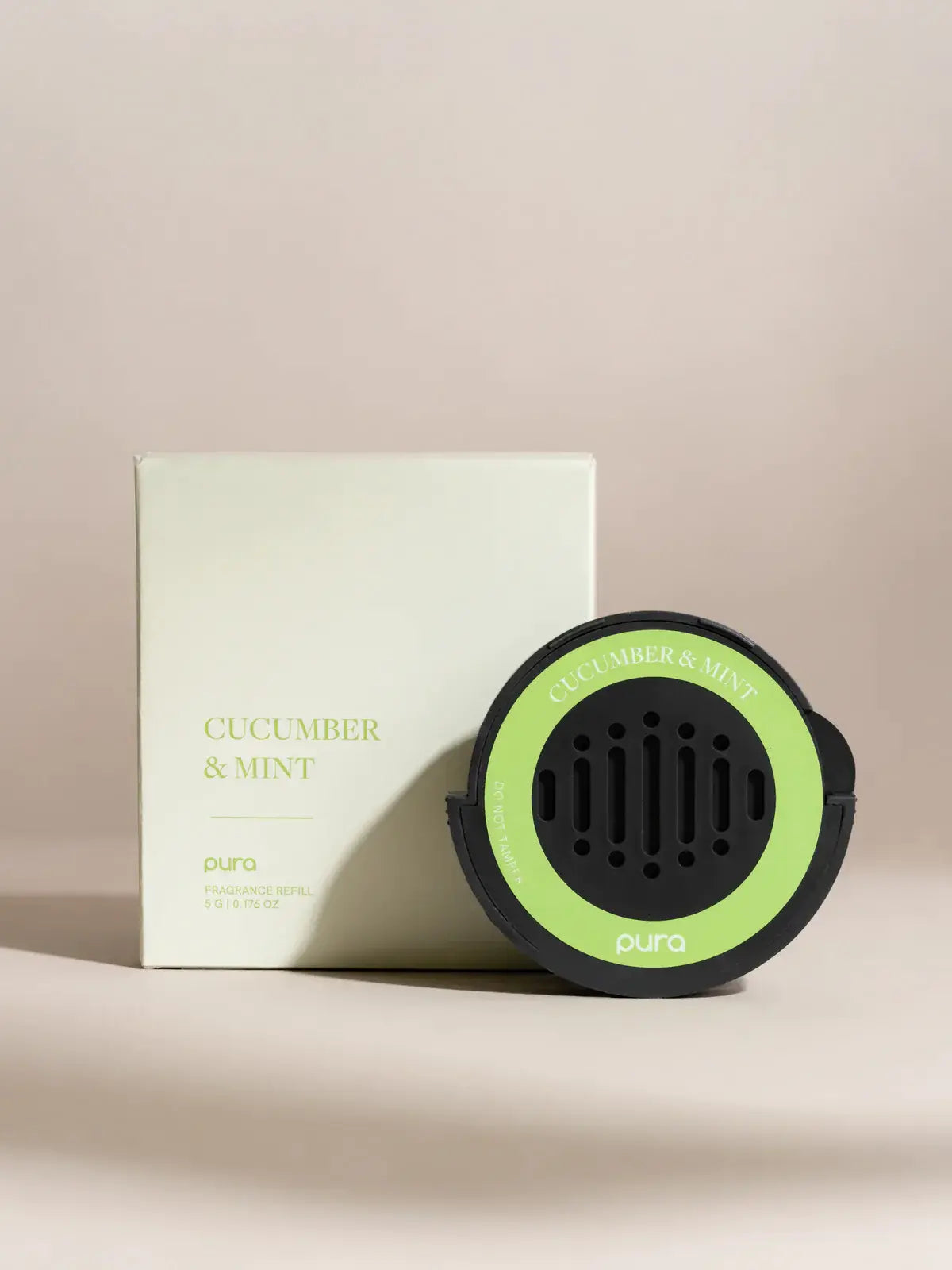 T | Pura Car Diffuser Refill | Pura Cucumber + Mint