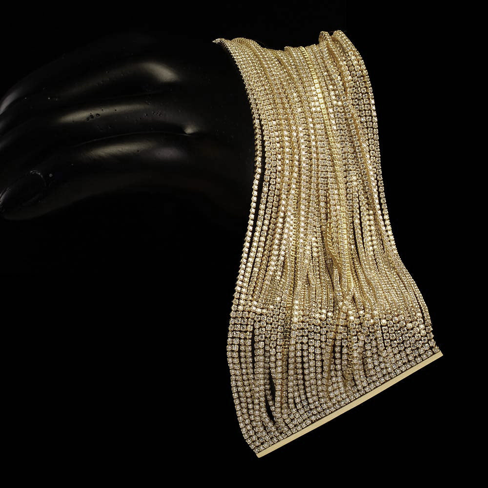 Diamondique Multi Strand Bracelet | Gold