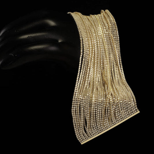 Diamondique Multi Strand Bracelet | Gold
