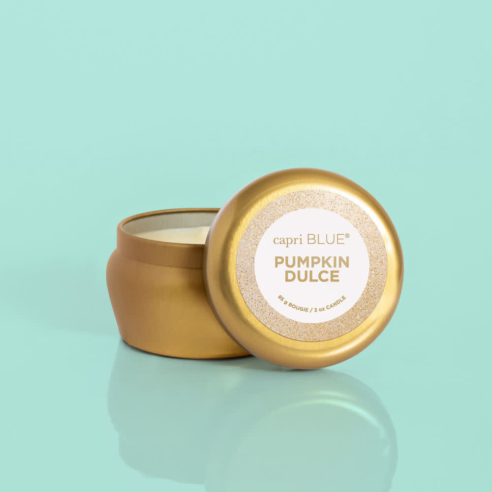 CapriBlue Pumpkin Dulce Candle | Glitter Mini Tin 3oz