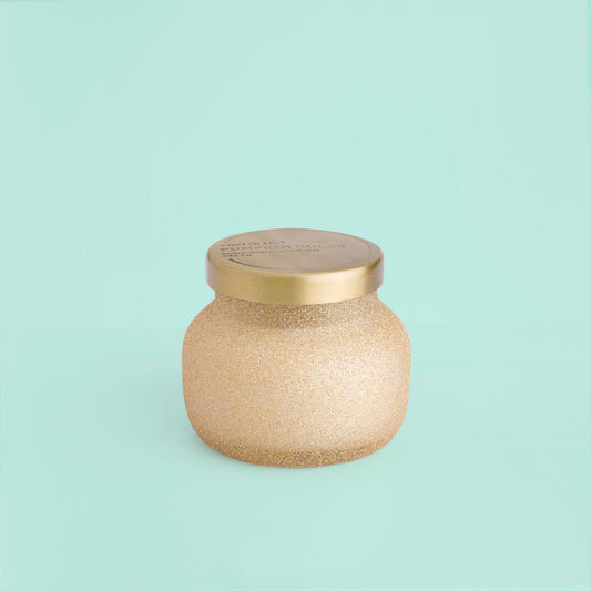Pumpkin Dulce Champagne Glitter Petite Jar Candle | 8oz