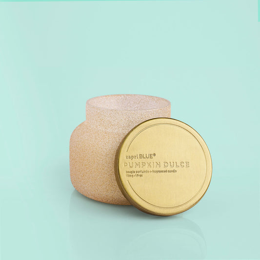 Pumpkin Dulce Champagne Glitter Jar Candle | 19oz