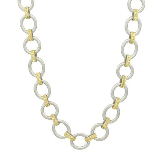 Signature Two-Tone Heavy Link Necklace