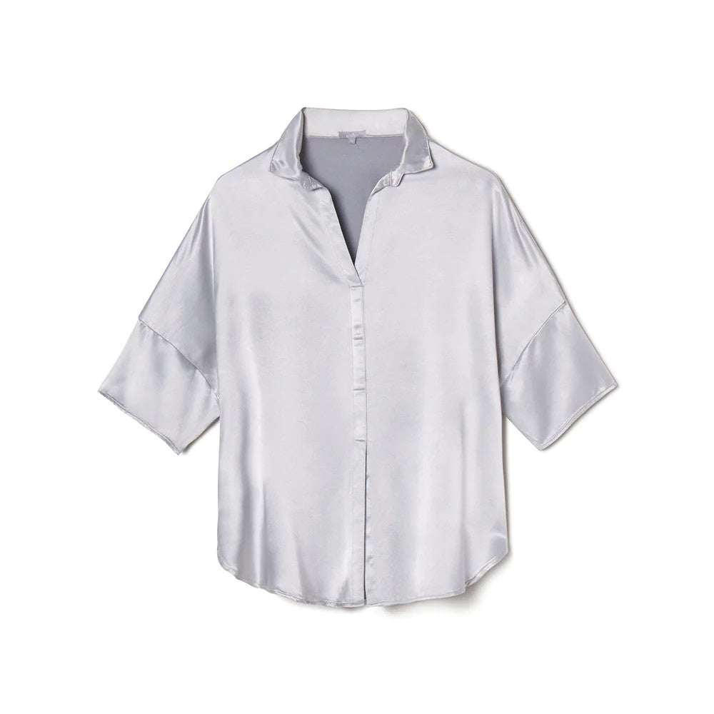Fran Satin Collar Shirt |