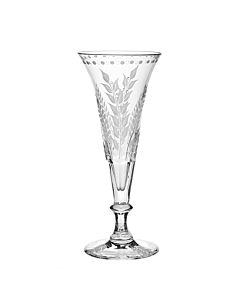 William Yeoward Crystal Fern Champagne Flute Glass | 8.25in 6oz