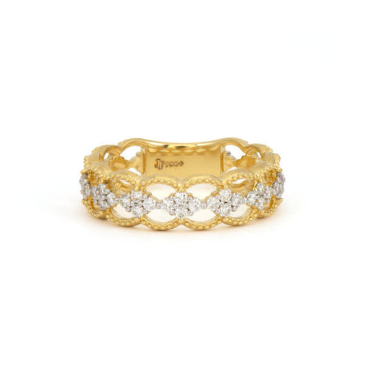 Pointed Open Cluster Diamond Band