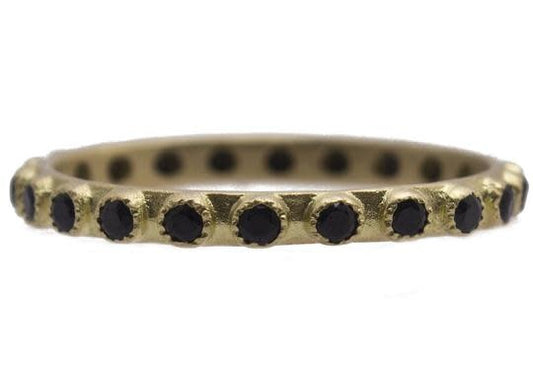 Sueno Black Sapphire Stack Ring