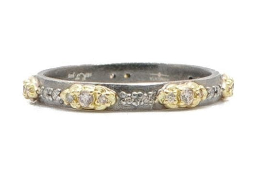 Gold Mini Scroll Stack Ring