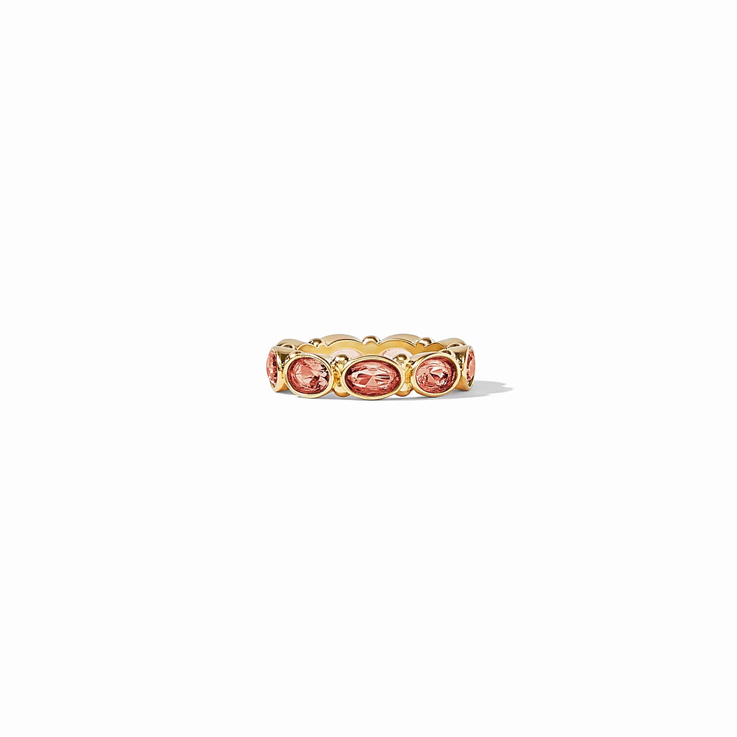 Mykonos Gold Ring | Clear Coral S7
