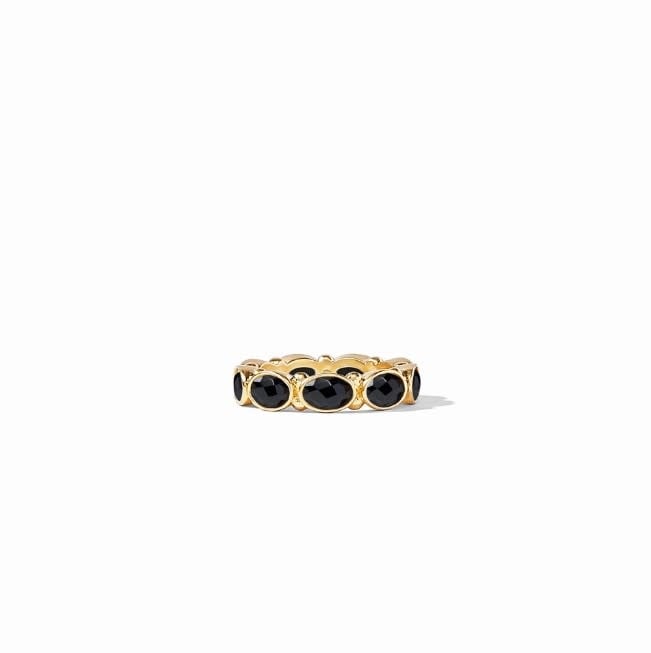 Mykonos Gold Ring | Clear Crystal S7
