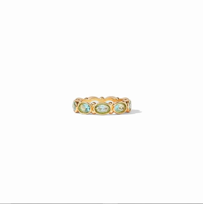 Mykonos Gold Ring | Clear Crystal S7