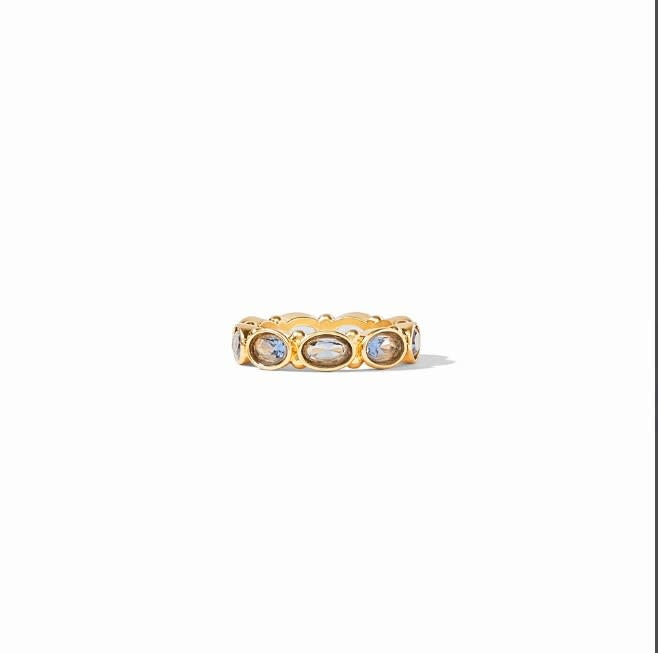 Mykonos Gold Ring | Clear Crystal S7