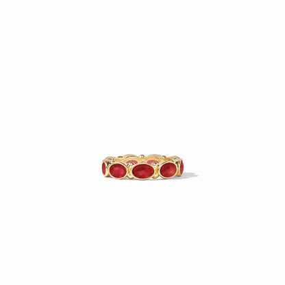 Mykonos Gold Ring | Clear Crystal S7