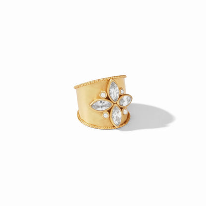 Monaco Statement Ring | Obsidian Black Size 8