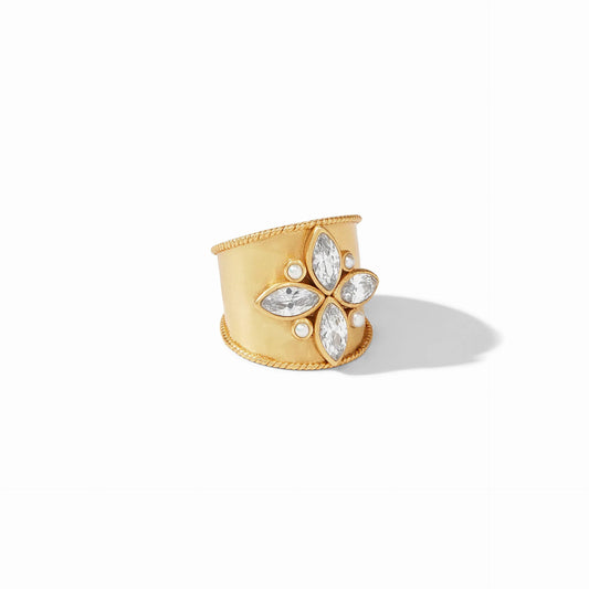 Monaco Statement Ring | Obsidian Black Size 8