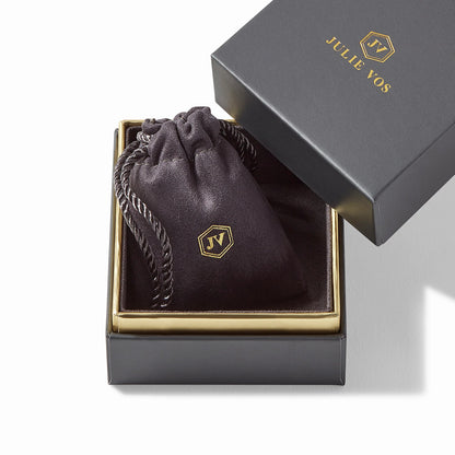 Monaco Statement Ring | Obsidian Black Size 8