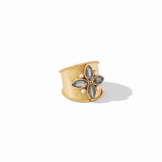 Monaco Statement Ring | S8 Charcoal Blue