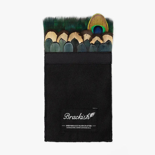 Brackish Rambler Feather Pocket Square