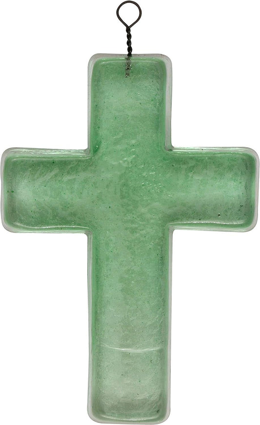 Recycled Glass Cross | 5.75in