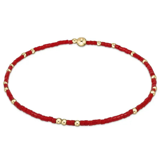 Hope Unwritten Bracelet |  Bright Red