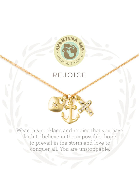 Rejoice 18k Gold Plate Necklace, 18-21"
