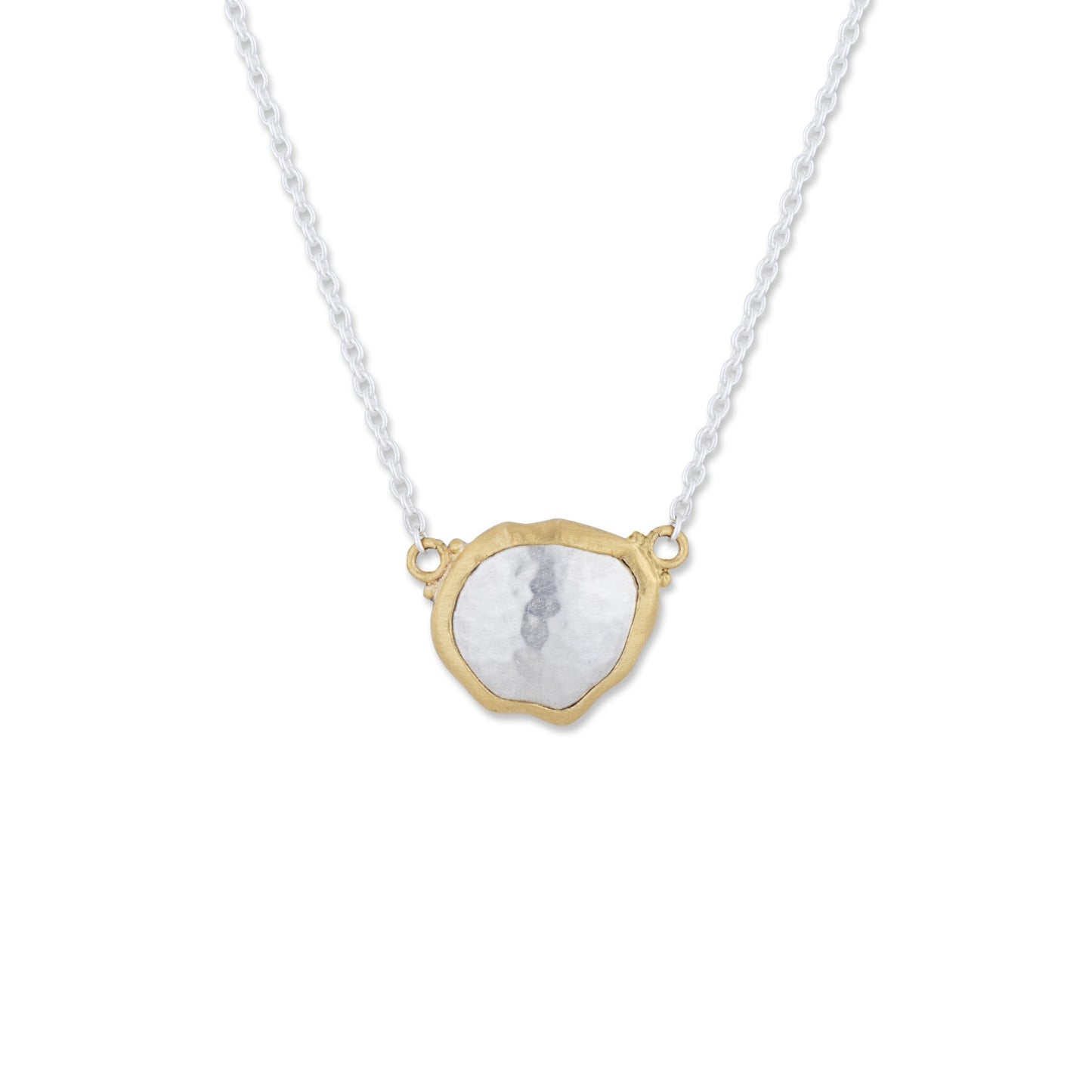 Gold & Silver Reflection Dome Necklace