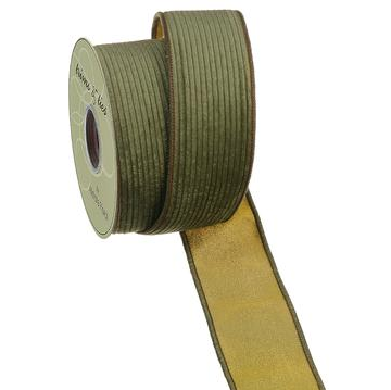 Ribbed Green Ribbon | 10y