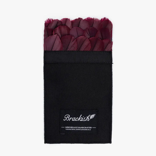 Brackish Richardson Feather Pocket Square