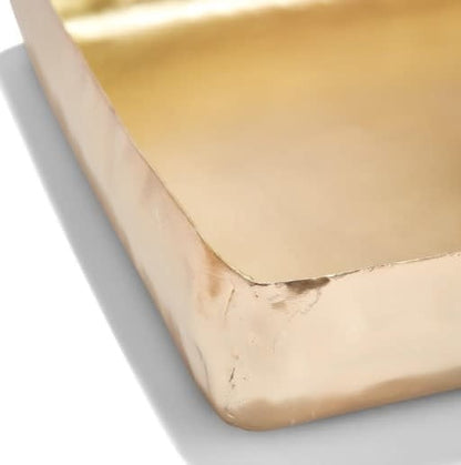 Gold Hand-Crafted Tray Small
