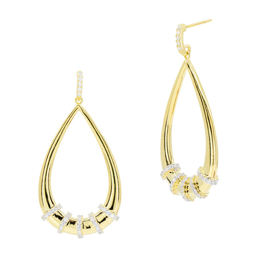 Sparkling Reflections Teardrop Earrings