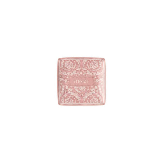 Versace Barocco Rose Square Canape Dish | 4.75in