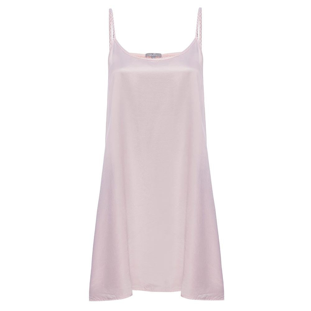 Rowen Satin Braided Strap Nightgown |
