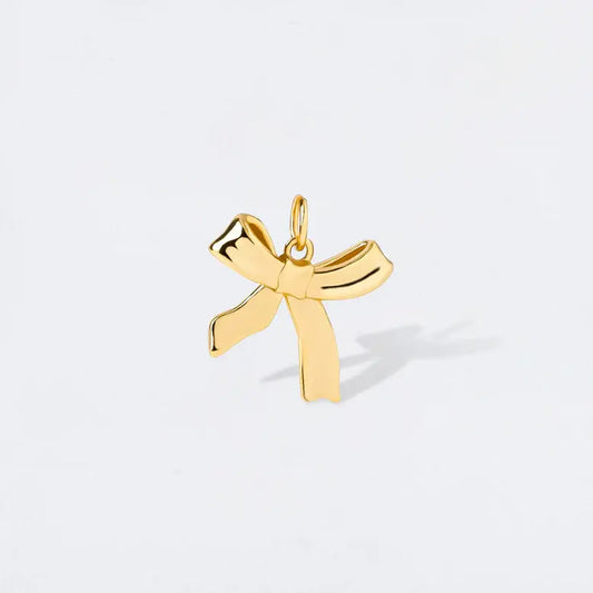 Short Bow Charm Pendant