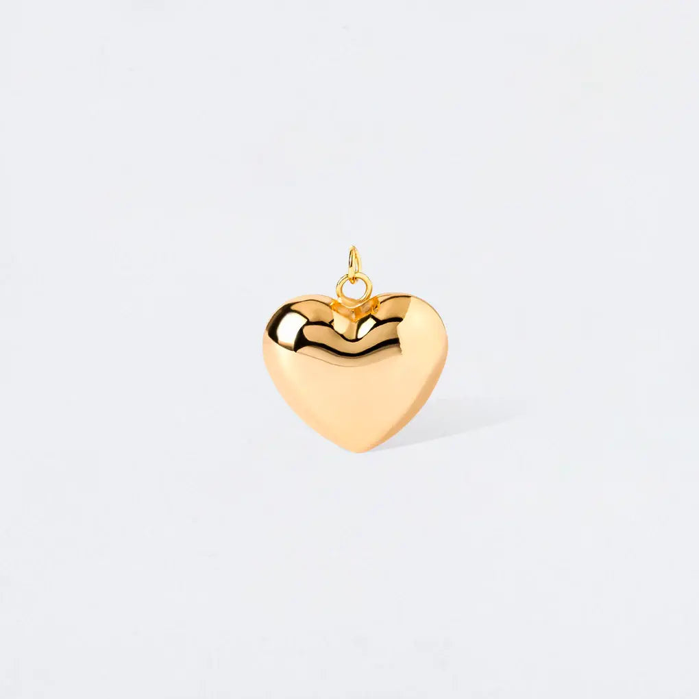 Extra Large Bubble Heart Charm Pendant