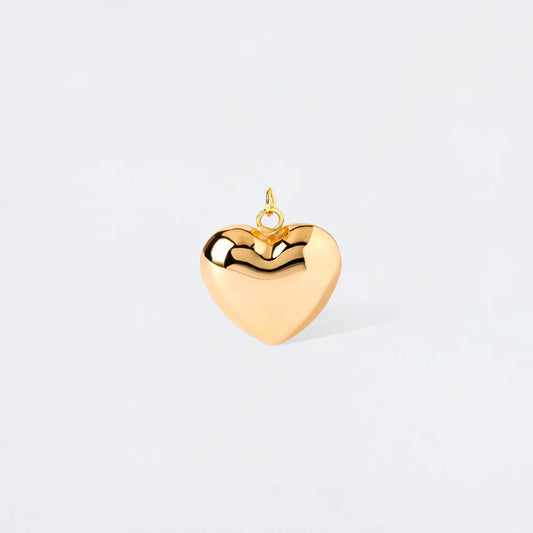 Extra Large Bubble Heart Charm Pendant