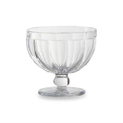 Glass Footed Ice Cream Bowl