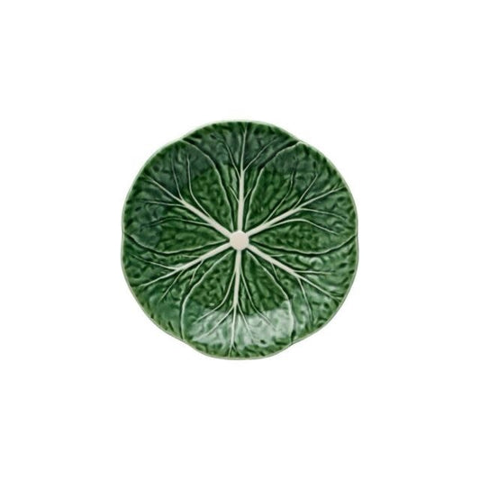 Bordallo Pinheiro Cabbage Fruit + Dessert Plate | 7.5in Green