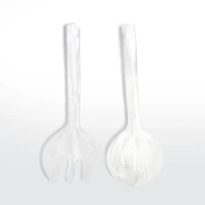 Resinware Handcrafted Salad Server Set |