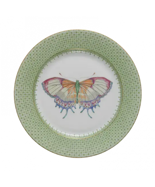 Mottahedeh Apple Lace Butterfly Dessert Plate | 8.5in